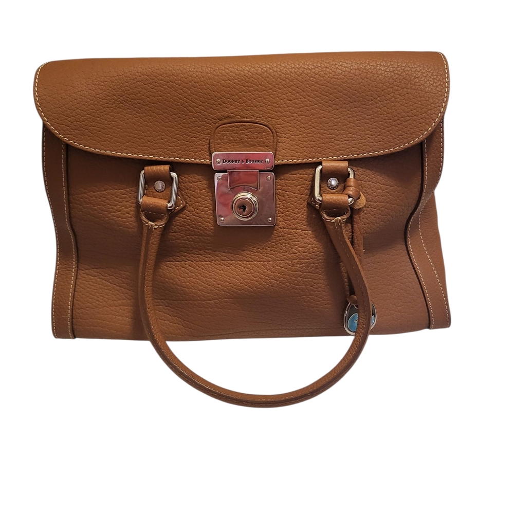 Vintage Dooney & Bourke Pebbled Leather Handbag